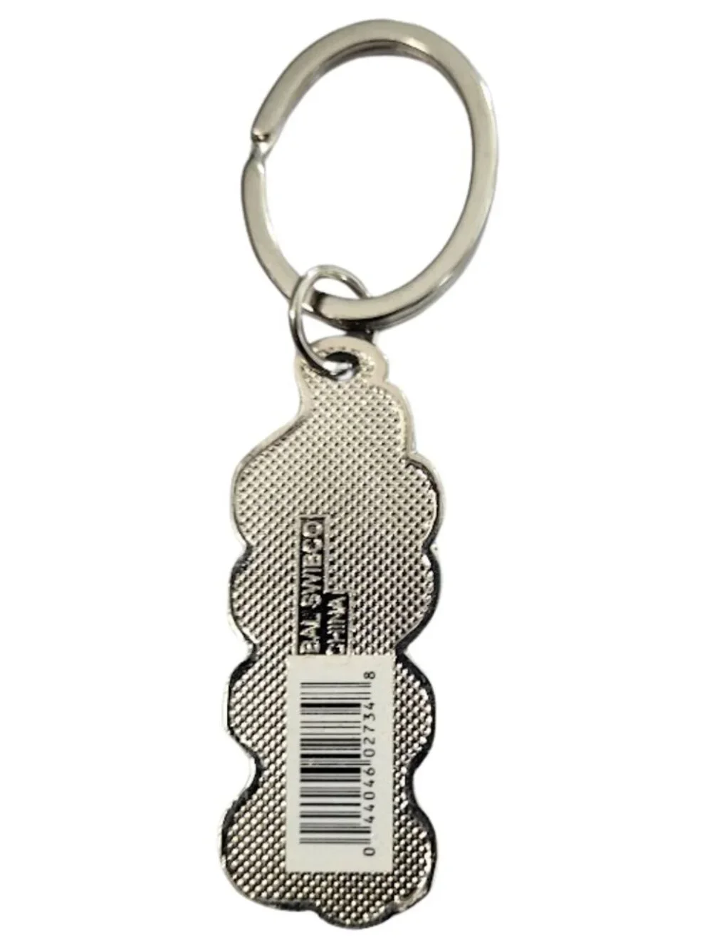 SWIBCO NW0T Red & Blue Galaxy Keychain Silver Metal 4X4